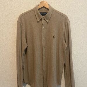 Ralph Lauren Tan Long Sleeve Shirt
